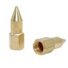 Boquilla de pistola de grasa boca puntiaguda boca plana cabeza de pistola de grasa manual tubo manguera accesorios de máquina de mantequilla boca puntiaguda