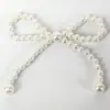 Estilo Chanel Lazo de Perlas Accesorios Tejidos a Mano Broche en Forma de Corazón DIY Decoraciones para Zapatos y Sombreros Accesorios para Ropa