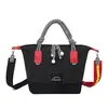 Bolsa Pequena de Mão Casual Xadrez Fresca Ultraleve Nova Moda Feminina Grande Capacidade Leve para Sair Compras Bolsa de Ombro Único Transversal