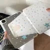 Ins fundo branco céu estrelado adequado para capa protetora de tablet iPad 10ª geração Air 7 com slot para caneta mini 6 à prova de queda 12.9