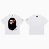 24 Tendencia Caliente de Verano en Línea: Camiseta bAPe Cabeza de Mono, Diseño Camuflaje, Camiseta Unisex de Manga Corta con Cuello Redondo