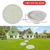 Molde para Baldosas de Cemento Piso Patio Exterior Piedra para Caminar Jardín Césped Piedra para Caminar Huerto Pavimento para Pies Modelo Decorativo