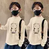 Y Two Zero Four # Nueva Camiseta Térmica de Manga Larga con Cuello Medio Alto para Niños, Capa Base para Niños Mayores, Otoño e Invierno.