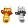 Nuevos Parches de Tela de Zorro y Mapache de Peluche de Dibujos Animados en Stock para Ropa y Bolsas Accesorios DIY Parches Decorativos
