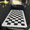 Alfombrilla para mascotas de coche, cojín de sofá de felpa, cojín de asiento grueso antideslizante, cama para perro de coche, colchoneta para dormir para perro para el asiento trasero del coche