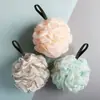 Bomba de baño grande, flor de baño, estropajo de baño lindo, limpiador de espalda, artículos de baño espumosos, toalla de baño