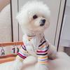 Conjunto de Duas Peças de Colete Quente para Cachorro Pequeno Outono e Inverno Moletom Conjunto de Camada Base para Cães Pequenos e Médios Roupas para Gatos