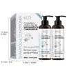 Conjunto de Cuidados com Alecrim e Menta Todo em Inglês Shampoo e Condicionador Rose Collagen Gengibre Suave e Refrescante