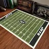Alfombras temáticas de equipos de fútbol americano transfronterizos para la decoración de la sala de estar del hogar, duraderas, resistentes a las manchas y fáciles de mantener, disponibles para venta al por mayor