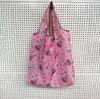 Bolsa de Ombro Casual Fashion para Viagem de Menina, Sacola de Compras de Supermercado Portátil de Nylon para Venda por Atacado