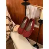 Zapatos Mary Jane de corte bajo con punta dividida para mujer, moda de otoño 2026 estilo coreano, punta redonda, nicho