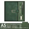Caixa de Presente com Caderno A5 com Logo Personalizado, Caderno de Couro Macio para Escritório, Simples Presente Souvenir