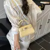Bolso de Mano de Lujo de Patrón de Cocodrilo de Nicho para Mujer Verano 2025 Moda de Gama Alta Versátil Hombro Único Cruzado Bolso Cuadrado Pequeño