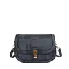 Bolsa Pequena Texturizada para Mulheres 2026 Nova Moda Tendência Retro Bolsa Quadrada Pequena de Ombro Bolsa de Ombro Popular de Verão Bolsa Transversal
