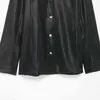 Para Exportación Europea y Americana Transfronteriza Ropa de Mujer Popular en Aliexpress Otoño Sencilla Chaqueta de Cuero PU con Cuello de Traje Negro