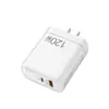 Cargador de Pared Ac Macaron de 120W 5V2A12W Adaptador de Corriente Cargador Rápido Qc3.0 + Pd25W Cargador de Teléfono Móvil