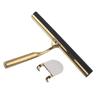 Acero Inoxidable Dorado Limpiador de Vidrio Limpiaparabrisas Herramienta de Limpieza de Vidrio Cocina Baño Raspador Limpiador