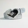 Cinturón de Comercio Exterior para Mujer Estilo Americano Y2K Incrustaciones de Pedrería Decorativo Estilo Ins Personalidad Cinturón de Cuero Subcultura Cinturón de Pantalón Plateado para Mujer