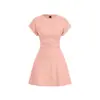 Vestido Versátil de Color Sólido con Pliegues, Ajuste Delgado, Nuevo para el Verano 2026 para Mujer, con un Diseño Elegante y Apariencia Sofisticada, en Stock
