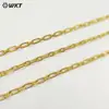 Bc233 Nova Corrente de Latão Tipo 18K Banhada a Ouro Corrente que Preserva a Cor DIY Colar Masculino e Feminino Joias Empilhadas