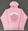 Sudadera Sp5Der de Moda Más Vendida en el Extranjero, Corte Holgado Estilo Americano, Forro Polar, Sudadera con Capucha de Telaraña de Espuma, Stock Listo de Fábrica
