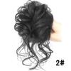 Fábrica al por mayor pinza para el cabello barba larga rizo anillo para el cabello cola de pollo capullo de cabello esponjoso cabello real cabeza de bola peluca mujeres