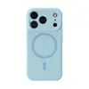 Funda de teléfono magnética líquida adecuada para Apple 17Promax, funda protectora anticaídas de alta gama para iPhone 16