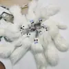 Llavero Pequeño Regalo Creativo Pulpo Zorro Bola de Pelo de Felpa Bola de Pelo de Cola de Dibujos Animados Suministro Venta al por Mayor