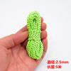 Cuerda reflectante para tienda de campaña de camping al aire libre, 2.5 mm de grosor, cordón de sujeción, clavo para toldo, cuerda a prueba de viento, cuerda de almacenamiento, 5 m de largo