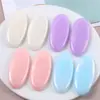 Parches de pasador ovalados de colores de caramelo degradado, materiales para fundas de teléfono y accesorios para el cabello DIY, venta al por mayor