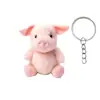 Nuevo llavero colgante de acrílico con diseño de cerdito rosa lindo impreso en 2D transfronterizo, llavero de dibujos animados para jóvenes