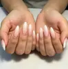 Modelo de Venda Quente para Comércio Exterior: Kit com 24 Unhas Postiças Rosa e Branco Degradê, Suave e Versátil, Simples para o Dia a Dia, Formato Almond Longo, Venda por Atacado