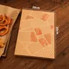 Almofada de Papel Absorvente de Óleo Comercial para Salgadinhos Fritos, Papel de Prato à Prova de Óleo para Pão, Papel Manteiga para Assar, Especial para Frango Frito na Cozinha