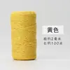 Pacote Decorativo para Festa de Natal Corda para Zongzi Fio de Algodão Dupla Cor Corda Grossa de Algodão Colorida 2MM100 m