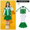 Fantasias de cheerleading infantis, trajes para a cerimônia de abertura do dia esportivo do ensino fundamental, uniformes de classe do jardim de infância e trajes para apresentações em grupo