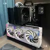Chasis abierto vertical de aleación de aluminio personalidad creativa refrigerado por agua mini ITX simple plataforma MATX x99EATX