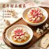 Molde de silicona para gelatina de flores, loto 3D, molde para postre, pudín, mousse de peonía, silicona de grado alimenticio