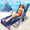 Capa de Cadeira de Praia Exclusiva Transfronteiriça Capa de Cadeira de Praia de Microfibra Bolsa Impressão Digital 3D Série Marinha A partir de Uma Peça