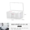 Caja de almacenamiento mini para sellos, organizador de escritorio multi-compartimento para materiales de journaling DIY y artículos varios, caja organizadora de alta gama de gran capacidad