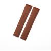 Clavo convexo de acero correa de silicona apta para baiduoli granada /5167 banda de goma deportiva negra para hombre 21 mm