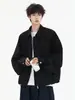 Chaqueta Bomber Retro Americana con Solapa para Hombre y Mujer Otoño Tendencia Marca Patchwork Chaqueta de Trabajo High Street Holgada Ropa Deportiva Top