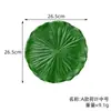Amazon Simulada Octagonal Hoja Fruta Tienda Hoja de Plátano Hoja de Mirto Hoja de Loto Estanque de Peces Diseño Mesa de Comedor Esterilla Decoración