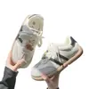 Zapatillas Deportivas para Mujer de Suela Gruesa, Estilo Alemán de Nicho, Versátiles, Color Amarillo, Novedad Primavera 2026, Zapatos Casuales Versátiles de Moda para Mujer