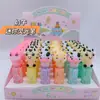 Nuevo Lindo Dibujo Animado Sanrio Silicona Mini 6 Colores Resaltador Alto Valor de Color Marcador de Color para Estudiante