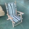 En Stock Alemán, Americano y Coreano Ins Silla de Playa Plegable de Madera para Exterior Jardín Hotel Orilla del Mar Silla Reclinable para Camping 8