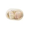 Caja de Almacenamiento Cosmético sin Taladro con Tapa, Caja de Almacenamiento Transpirable con Compartimentos para Esponjas y Polveras de Maquillaje, Organizador de Brochas de Maquillaje para Tocador