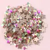 Mini pequeño plano con forma de Diamante Blanco AB fondo dorado Ojo de Caballo diamante explosiones transfronterizas joyería para uñas de vidrio al por mayor