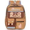 Mochila Escolar de Nuevo Modelo Transfronteriza Capibara Estilo Coreano para Niñas, Mochila Ligera Casual, Alto Valor Estético, Bolso Ligero de Doble Hombro