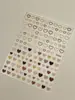 Pegatinas para Uñas Yitu con Diseño de Hormiga Pegatinas de Corazón en Relieve Estilo Simple Fuente de Arte de Uñas Decoraciones de Pegatinas Yt7425