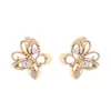 Pendientes de Mariposa Incrustados de Diamantes, Personalizados, Sencillos, Modernos, Estilo Dulce, Nicho, Lujo Ligero, Gama Alta, Exquisitos, Elegantes, Versátiles